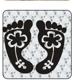 Pegatina PIES. Pegatinas freaks, pegatinas frikis. 2