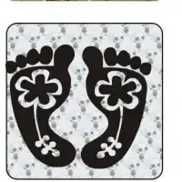 Pegatina PIES. Pegatinas freaks, pegatinas frikis. 2