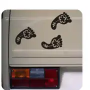 Füße Aufkleber