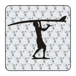 Pegatina TABLA HANG ON. Pegatinas surferas. 2