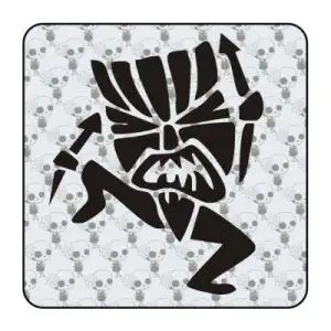 HAWAIIANER MASK Aufkleber