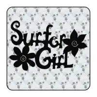 Autocollant surfer girl 2