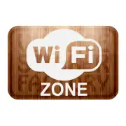 Pegatina WIFI ZONE. Pegatinas freaks, pegatinas frikis.