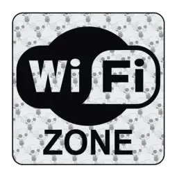 Autocollant wifi zone 2