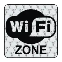 WIFI ZONE Aufkleber 2
