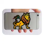 Autocollant leon rasta