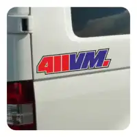 Pegatina 411VM. Pegatinas surferas.