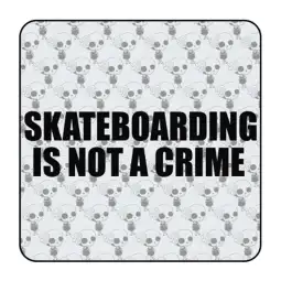 Pegatina SKATE IS NOT A CRIME. Pegatinas surferas. 2