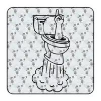 Autocollant wc pawah 2