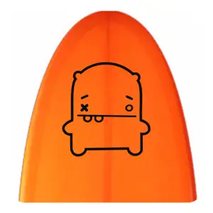 Sticker monstruo pupa