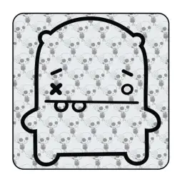 Sticker monstruo pupa 2