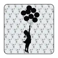 Sticker globos banksy 2