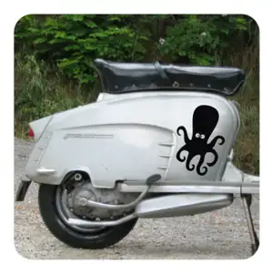 Pegatina PULPO. Pegatinas freaks, pegatinas frikis.