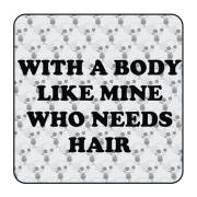 Sticker who needs hair