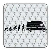 Pegatina EVOLUCION JAMES COOK. Pegatinas para Camper y Autocaravana 2