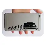 Pegatina EVOLUCION JAMES COOK. Pegatinas para Camper y Autocaravana