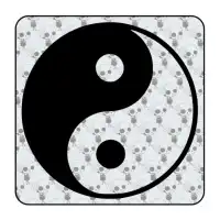 Sticker Ying Yang 2