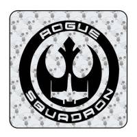 Pegatina ROGUE SQUADRON. Vinilo de alta calidad, soporta perfectamente la intemperie, apto incluso para náutica. Pégala donde qu 2
