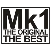Pegatina blanca y negra con el texto «MK1 THE ORIGINAL THE BEST»