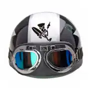 Black surfer with board design applied to aviator sunglasses
