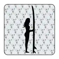 SURFER GIRL Aufkleber 2