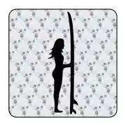 Pegatina SURF GIRL. Pegatinas surferas.