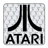 Pegatina Atari. Vinilo de alta calidad, soporta perfectamente la intemperie, apto incluso para náutica. Pégala donde quieras, un 2