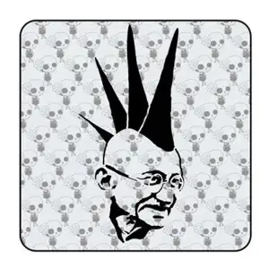 Gandhi Punk  Sticker