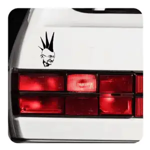 Autocollant Gandhi Punk 