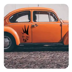 Gandhi Punk  Aufkleber