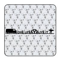 One Life Live It - vw T2 Aufkleber 2
