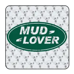 Pegatina Mud Lover. Vinilo de alta calidad, soporta perfectamente la intemperie, apto incluso para náutica. Pégala donde quieras 2