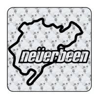 Neverbeen Aufkleber 2