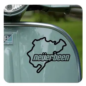 Neverbeen Aufkleber
