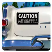 Autocollant Do Not Lower Windows