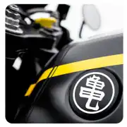 Pegatina Mutenroshi. Vinilo de alta calidad, soporta perfectamente la intemperie, apto incluso para náutica. Pégala donde quiera