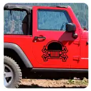 Calavera Jeep Aufkleber