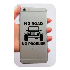 No Road No Problem - Jeep Aufkleber