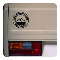 Autocollant The Mountains Are Calling