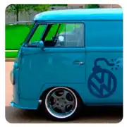 Pegatina VW Bomb. Vinilo de alta calidad, soporta perfectamente la intemperie, apto incluso para náutica. Pégala donde quieras, 