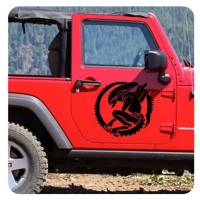 Pegatina Alien. Vinilo de alta calidad, soporta perfectamente la intemperie, apto incluso para náutica. Pégala donde quieras, un