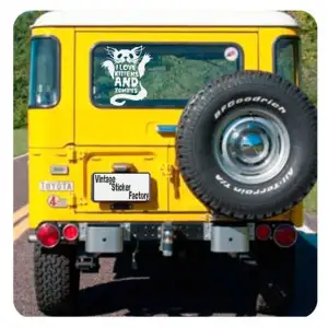 Autocollant Love Kittens and Zombies