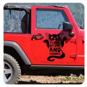 Love Kittens and Zombies Sticker