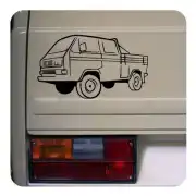 Autocollant VW T3 Doka