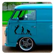 Autocollant Longboard Evo