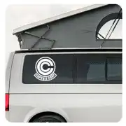 Capsule Corp Aufkleber