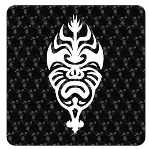 Autocollant Mascara Tribal