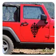 Pegatina Mascara Tribal. Vinilo de alta calidad, soporta perfectamente la intemperie, apto incluso para náutica. Pégala donde qu