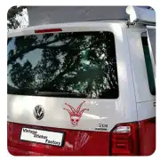 Calavera Joker Aufkleber