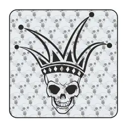 Pegatina Calavera Joker. Vinilo de alta calidad, soporta perfectamente la intemperie, apto incluso para náutica. Pégala donde qu 2